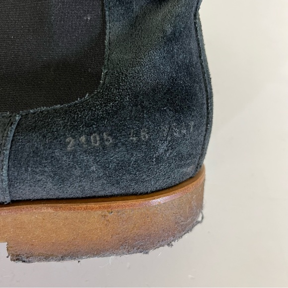 Common Projects Black Suede Boots main image 7